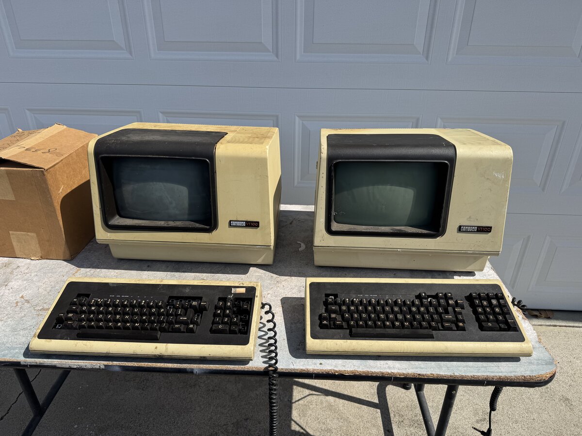 VT100 terminals as I bought them