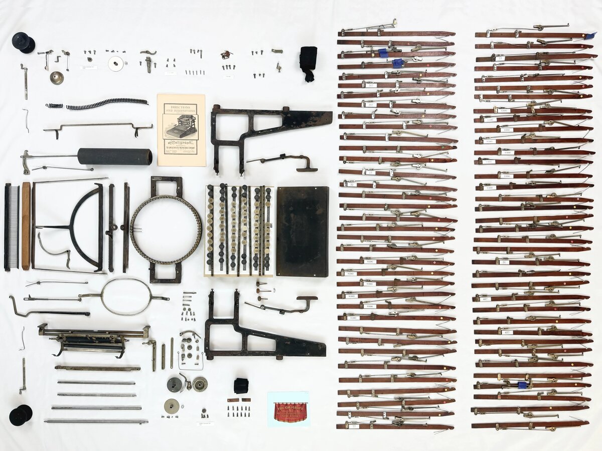 Disassembled Caligraph 2 from 1893
