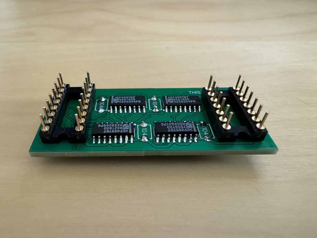 2519 replacement board assembled, bottom