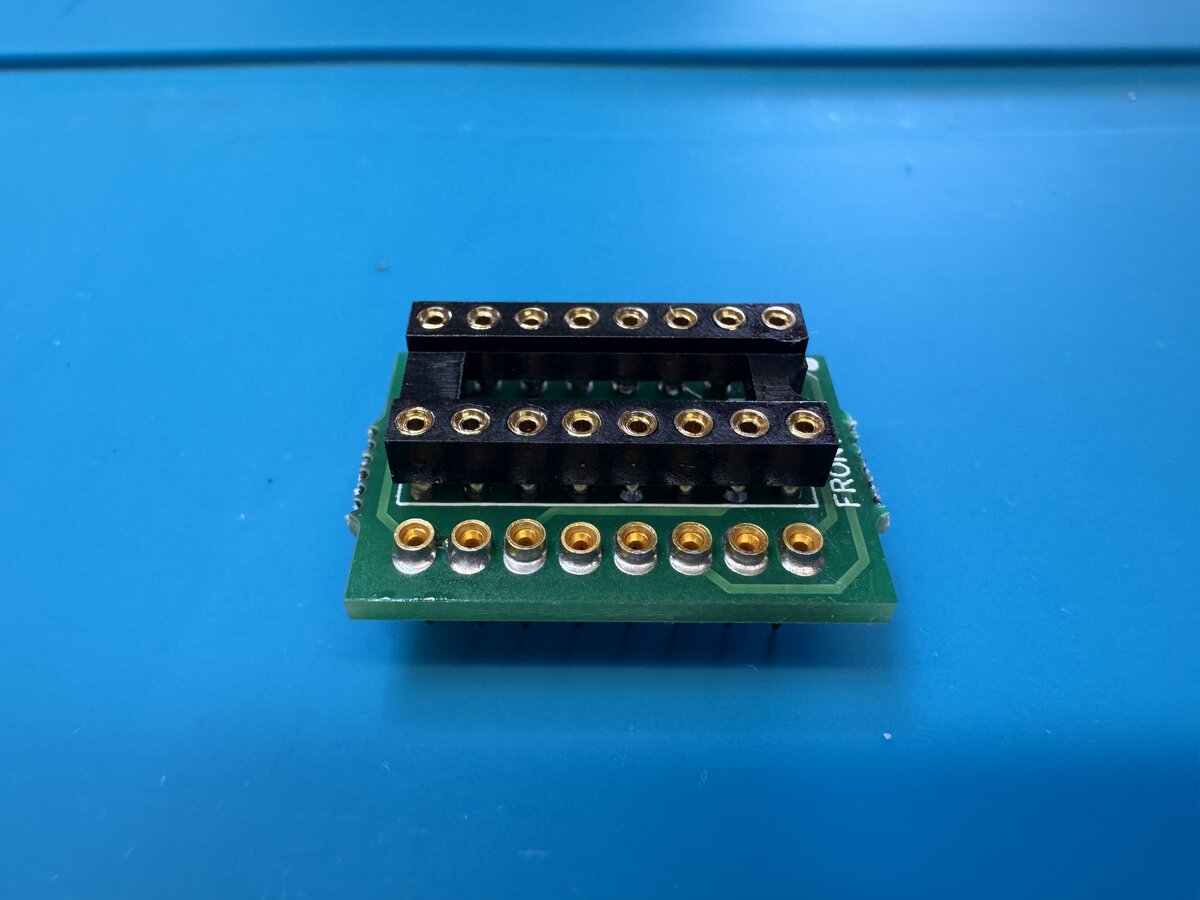 The mini keyboard adapter's top