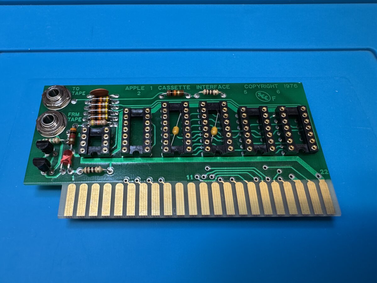 The fully assembled ACI board