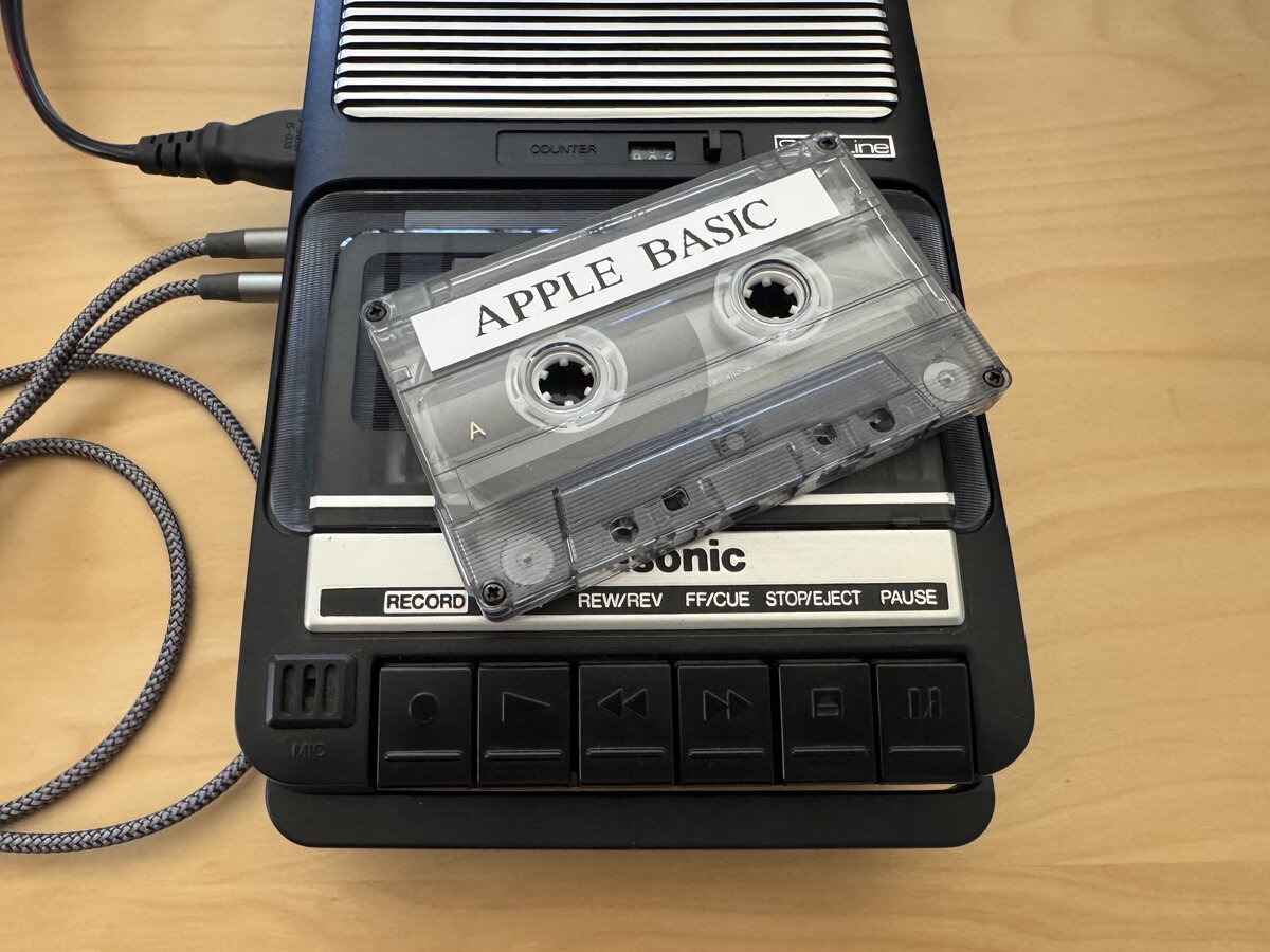 BASIC saved to tape