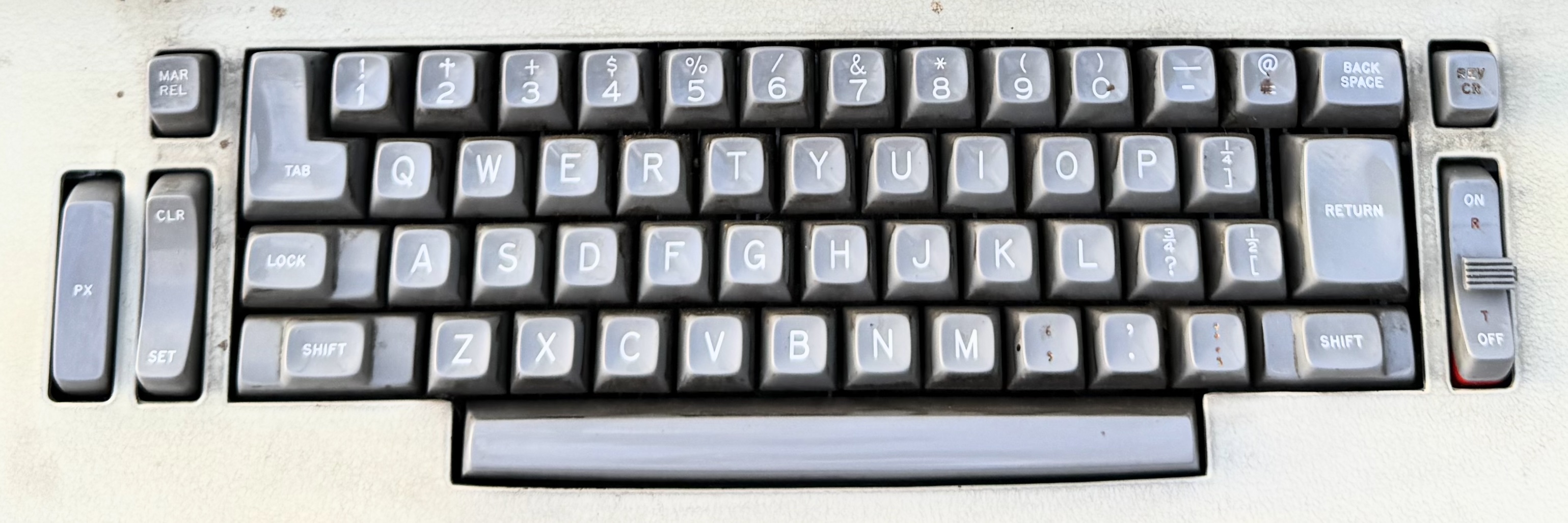 The MT/SR keyboard