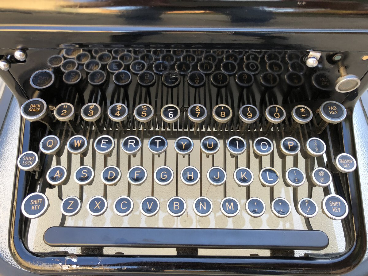 The keyboard with replaced keys